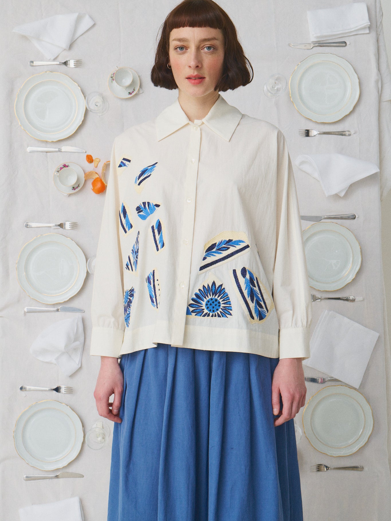 CHEMISE EMMANUELLA - ASSIETTE CASSEE