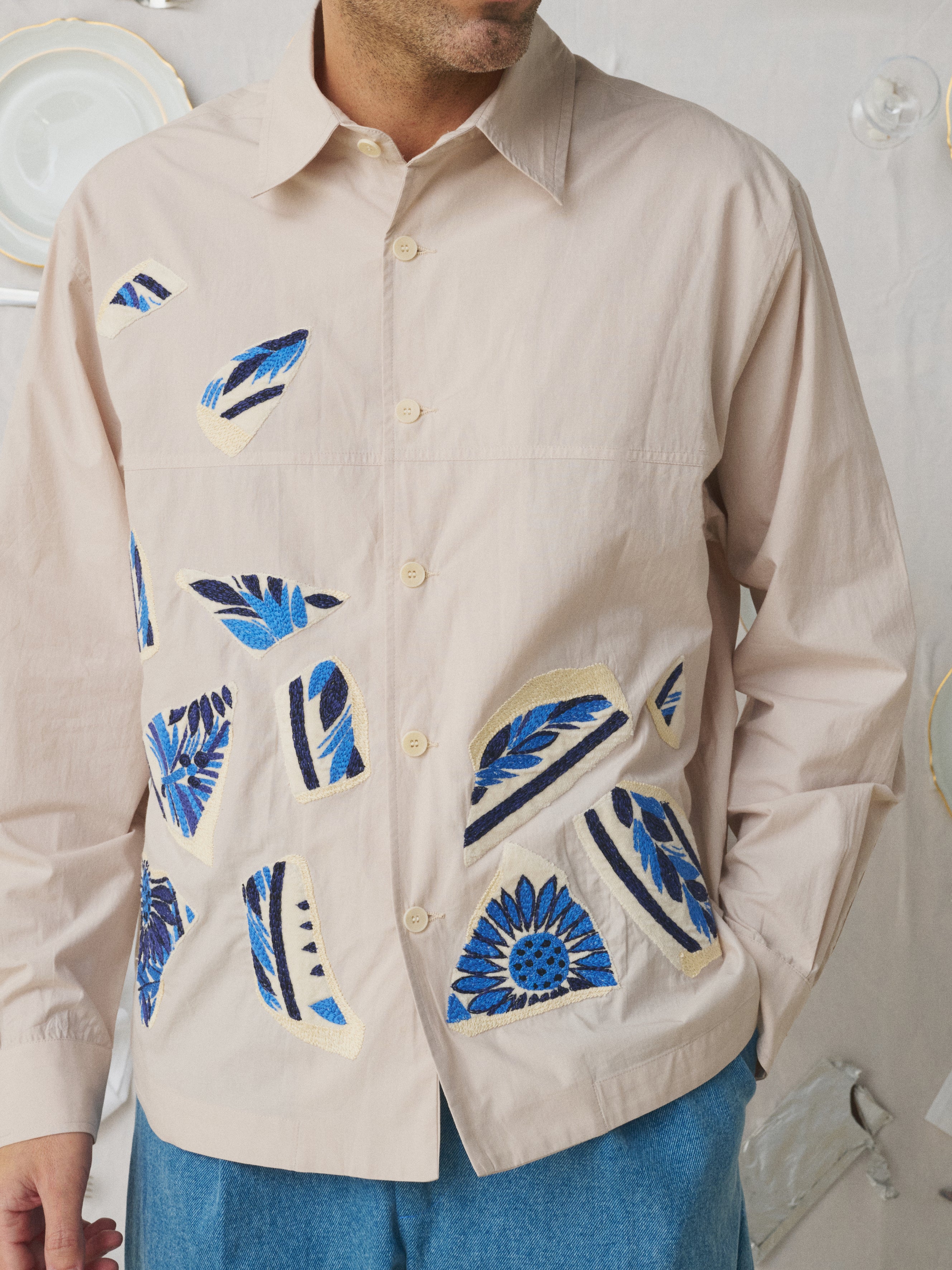CHEMISE BABU - ASSIETTE CASSEE