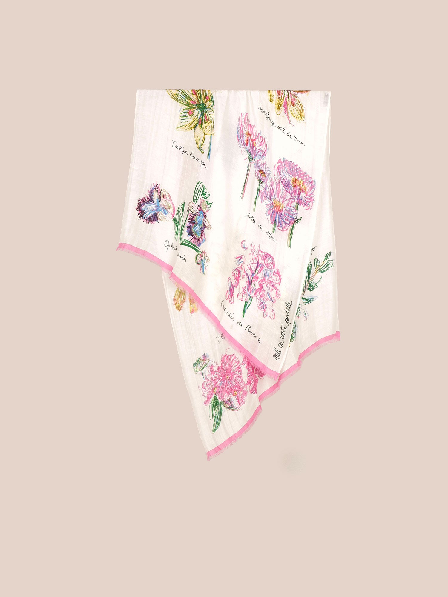 FOULARD FLEURS SAUVAGES - LA PROVENCE