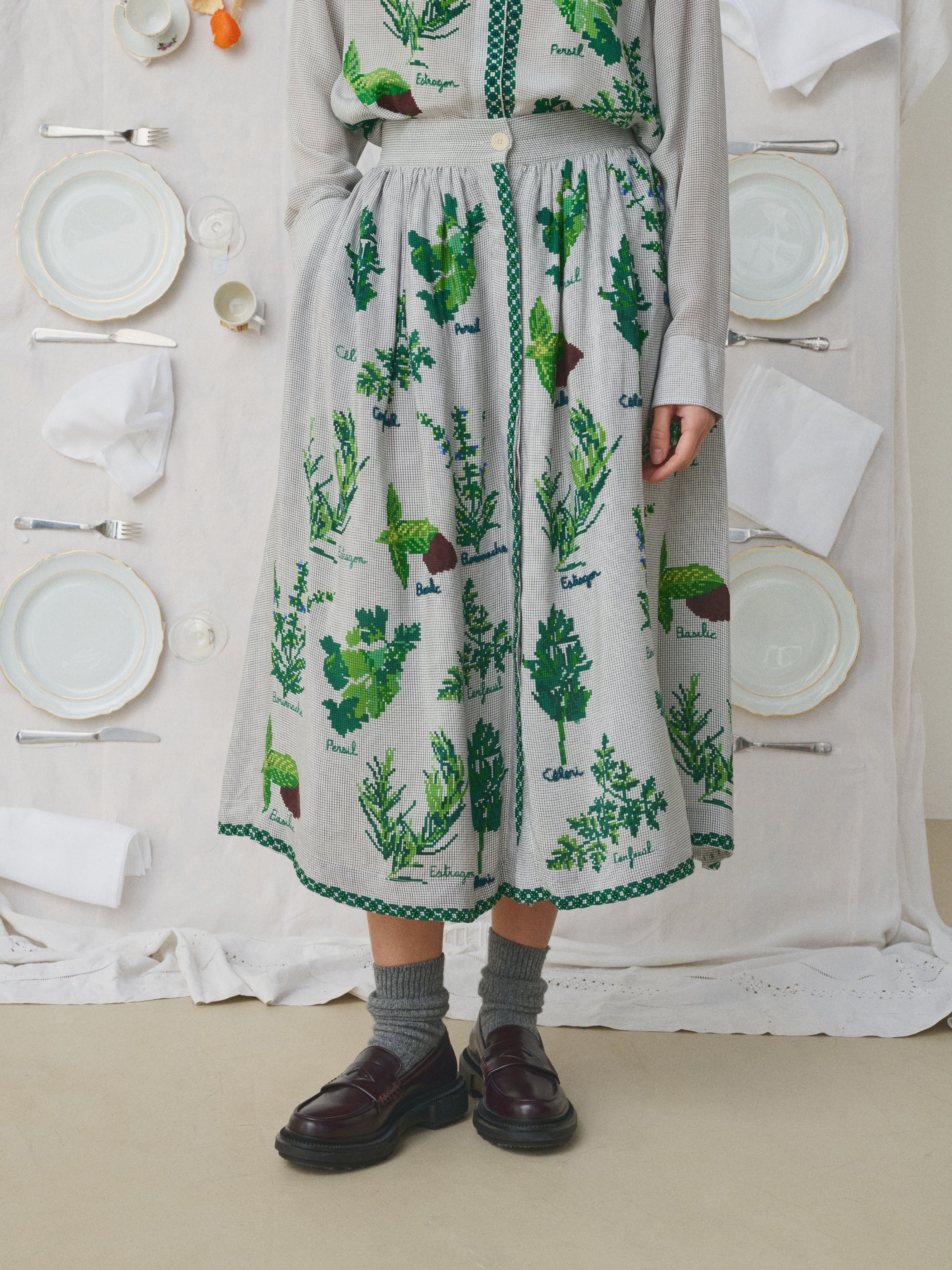 JUPE MONA - LE POTAGER