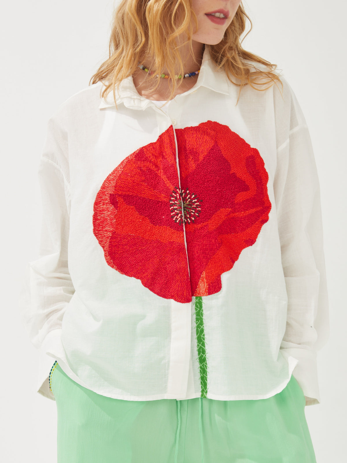 GRETA SHIRT - POPPY