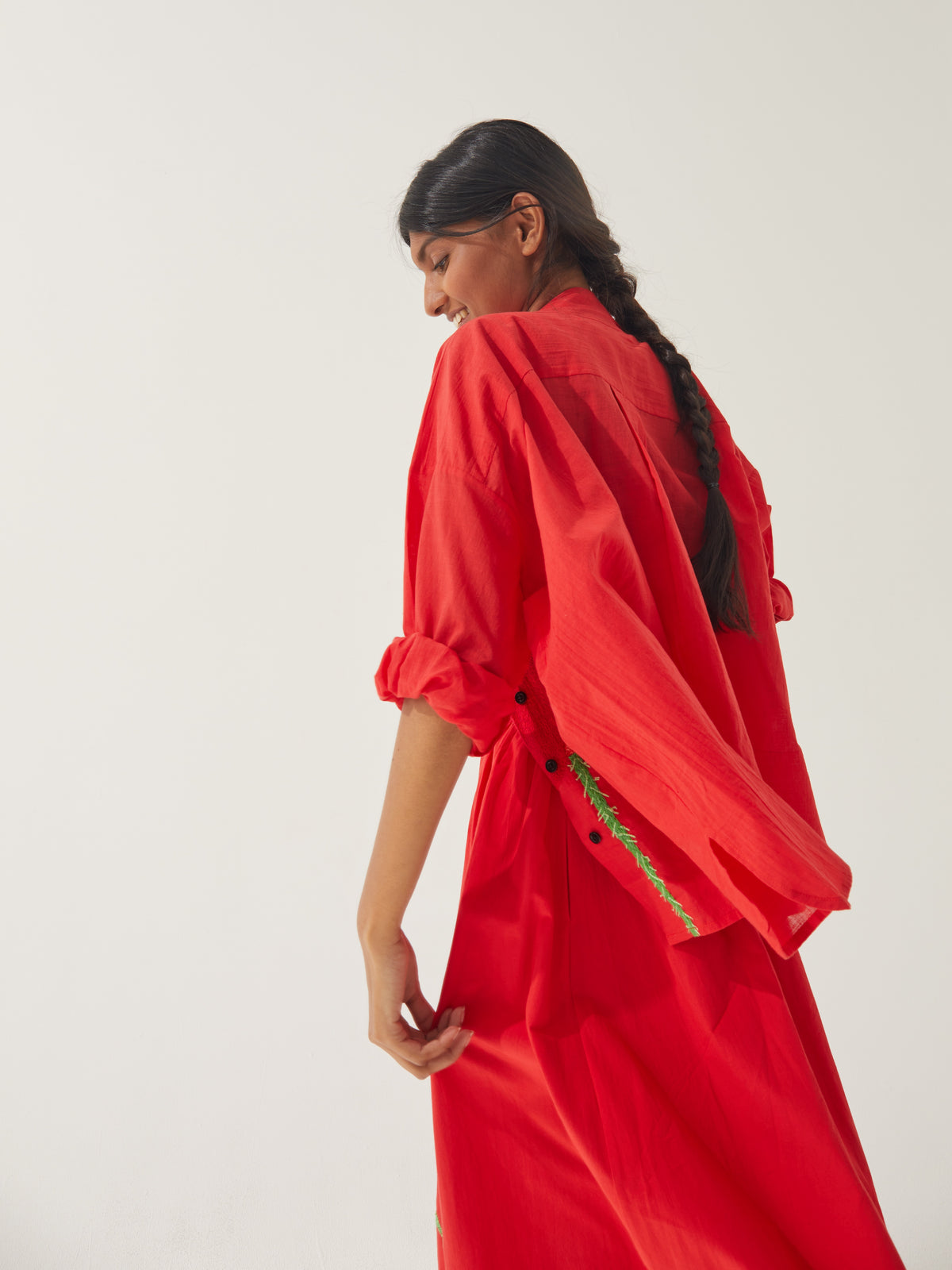 GRETA SHIRT - POPPY