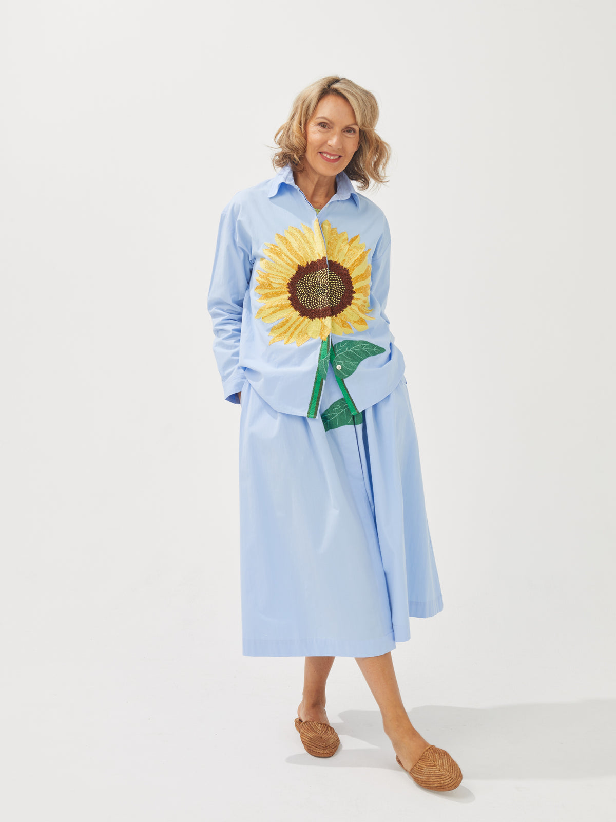 MONA SKIRT - SUNFLOWER STEM